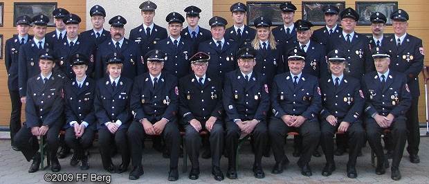 Gruppenbild der aktiven Wehr 2009
