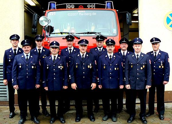 Die Vorstandschaft des Feuerwehr-Vereins